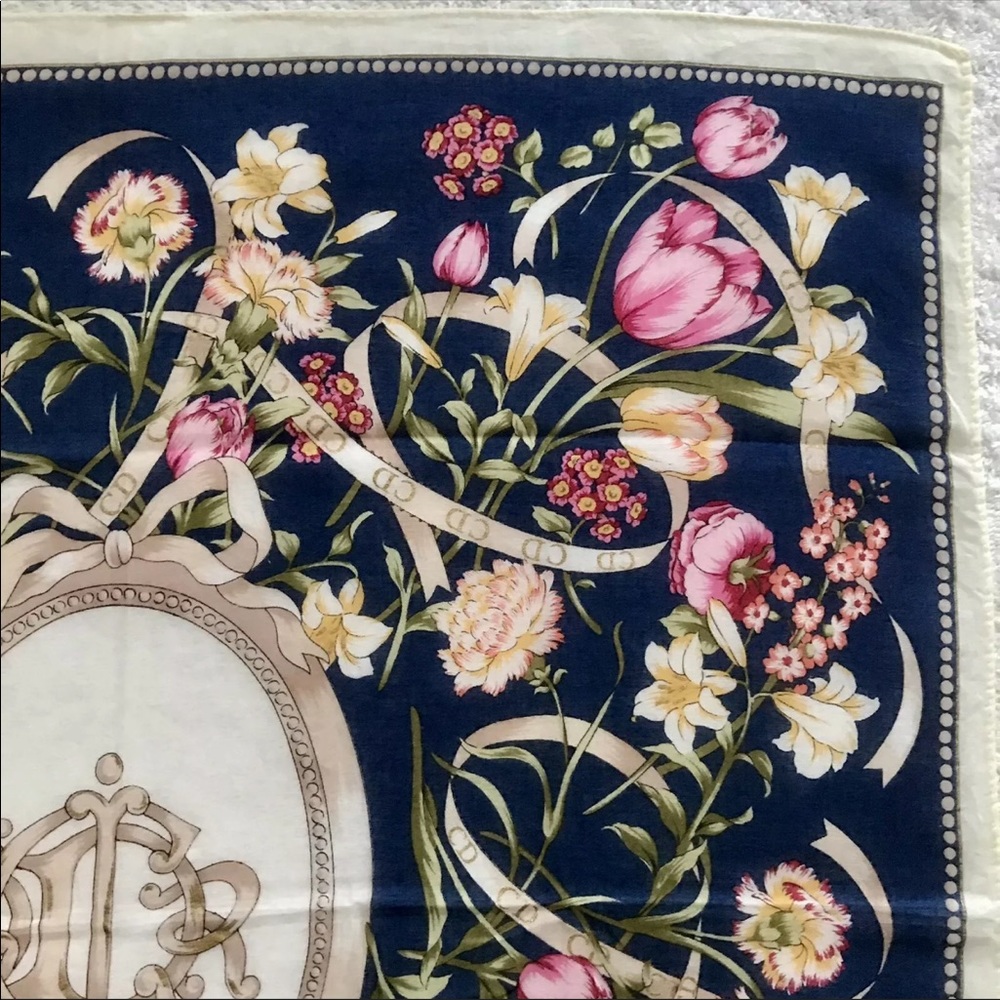 Dior scarves handkerchief vintage bag wrap - Picture 5 of 6